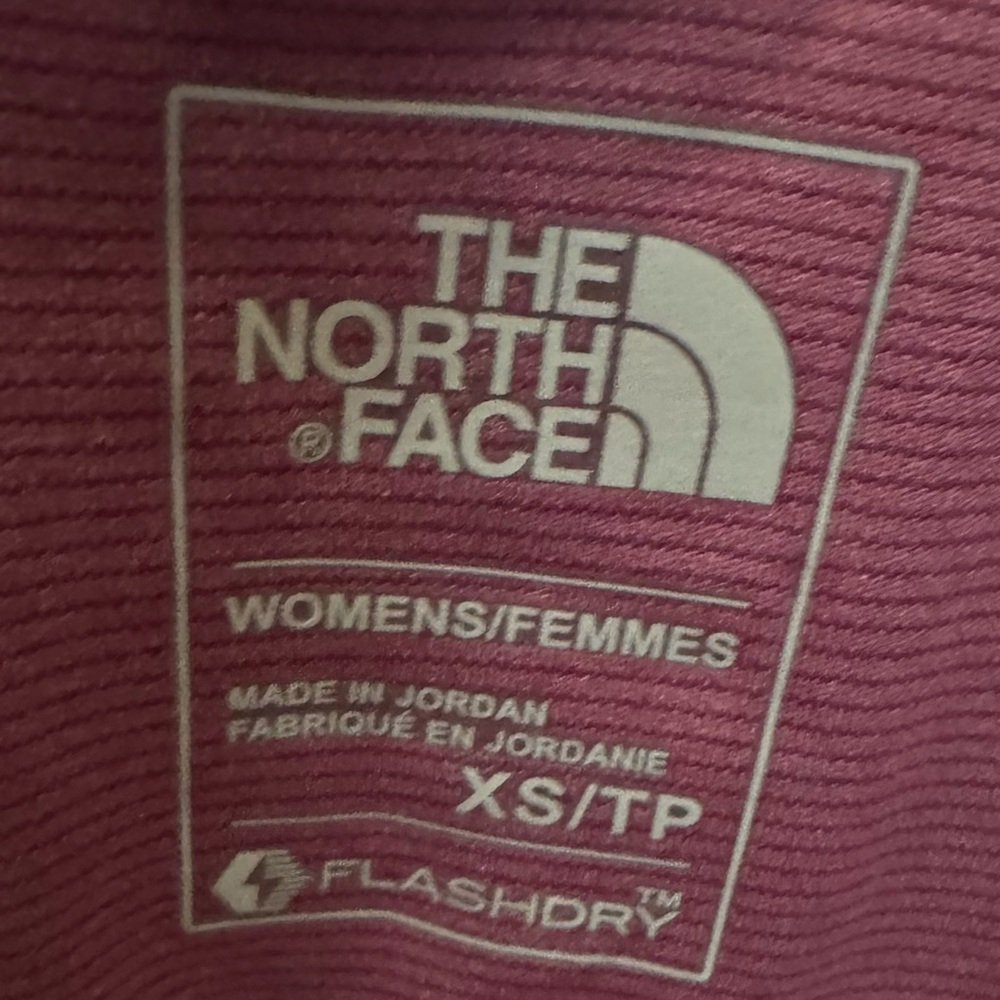 The North Face Women's Maroon Short Sleeve FlashDry Tee - XS - Picture 3 of 3